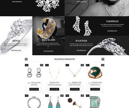طراحی سایت طلا و جواهرات