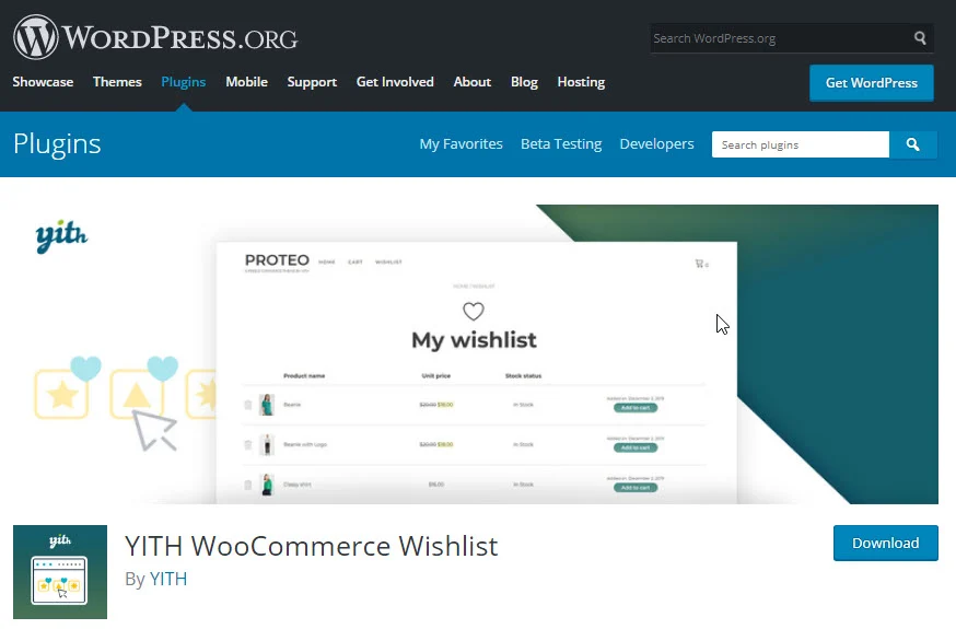 بهترین افزونه‌های فروشگاهی ۱۴۰۴: YITH Wishlist — لیست علاقه‌مندی برای افزایش ۴۰٪ فروش تکراری