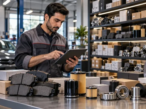 طراحی سایت لوازم یدکی با جست‌وجوی قطعه بر اساس خودرو و شماره فنی