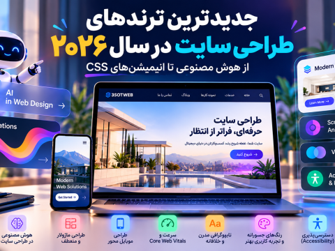 ترندهای جدید طراحی سایت
